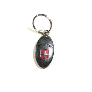 Swiss Navy Metal Keychain